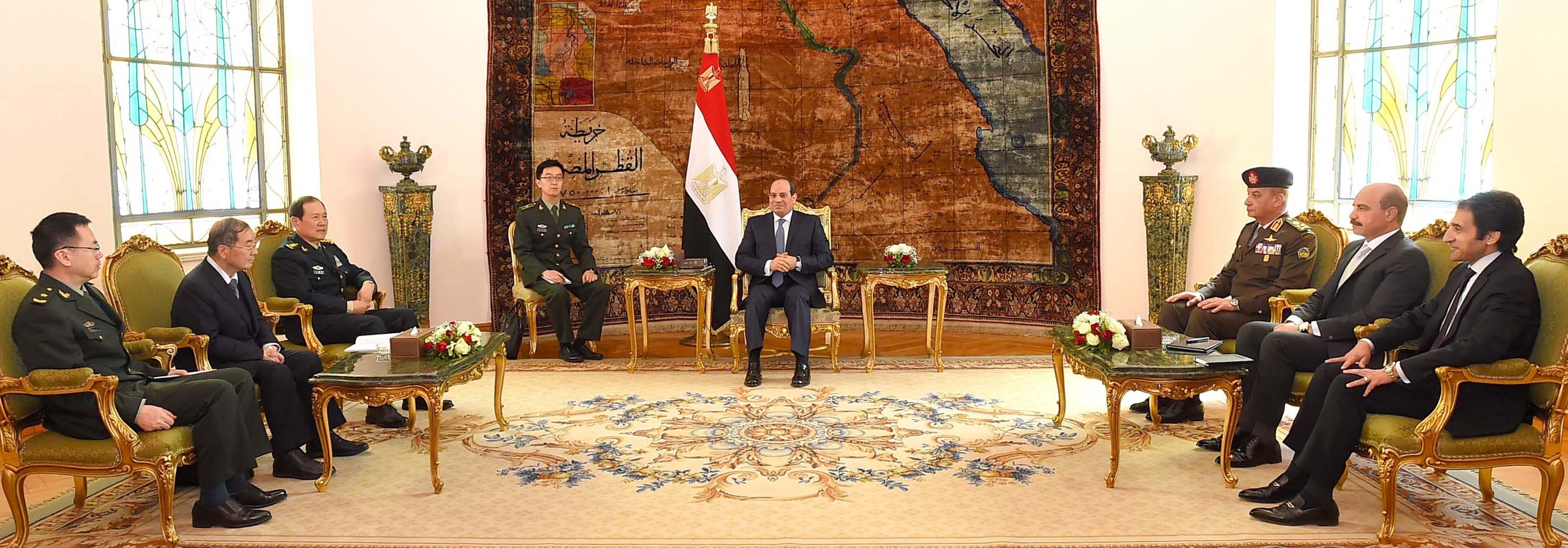 وزير دفاع الصين يوضح حرص بلاده على تطوير علاقاتها مع مصر