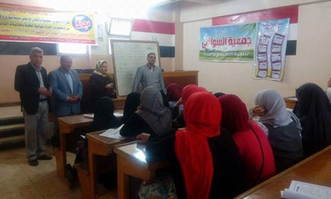 مراجعات الثانوية للادارة التعليمية وجمعية السواقي ومجلس سنورس ..محط انظار قيادات التعليم بالفيوم