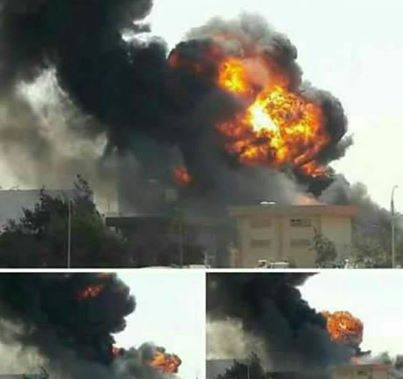 انفجار ضخم بخط الغاز الطبيعي شرق القاهرة