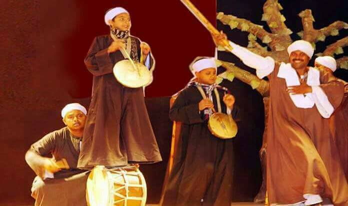 شعبية سوهاج تشارك في مهرجان الطبول بالقلعة