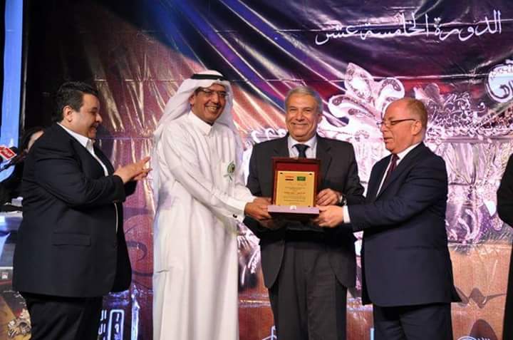 بالصور ..تكريم السعودية لوزير الثقافة و خالد جلال وعمرو دواره في افتتاح المسرح العربي ال 15 بميامي