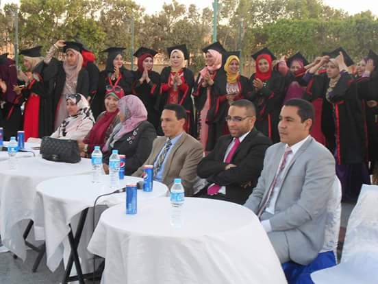 حفل تخريج طلاب وثائق ومكتبات بجامعة المنيا
