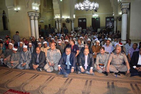 محافظ بني سويف ومدير الأمن يشهدان احتفال الأوقاف بذكرى الإسراء والمعراج