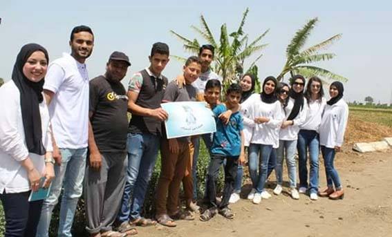 بالصور| طلاب إعلام القاهرة يطلقون حملة مبقاش اختيار للحفاظ علي المياه