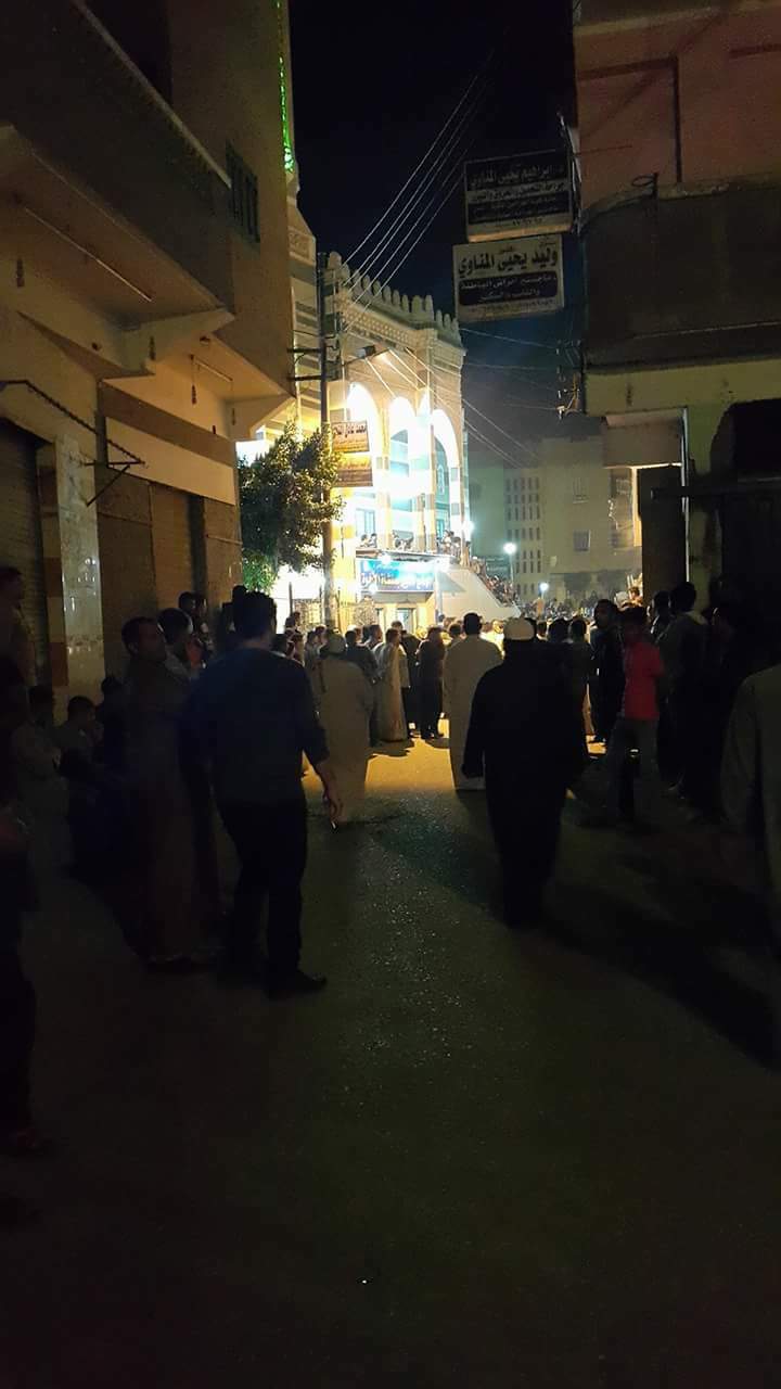 تشييع جثمان ”نقيب العريش” بمسقط راسه بالدقهلية