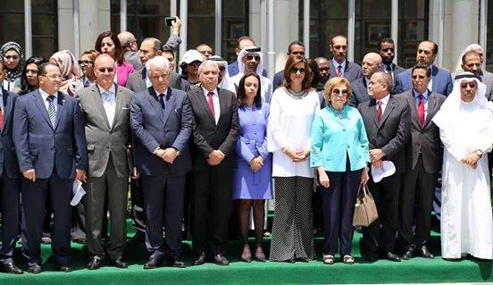بالصور| ”مايا مرسي” تشارك ملتقي الإعلام وقضايا المرأه