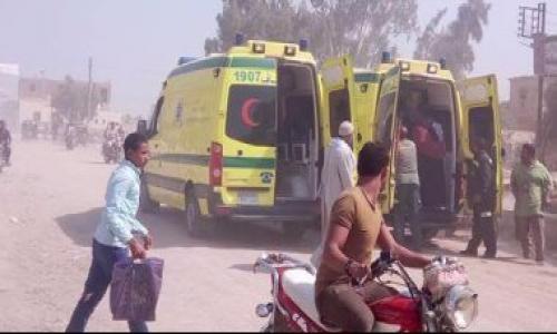 الصحه: ارتفاع عدد ضحايا حادث المنيا الى 25 قتيلا و25 مصابا