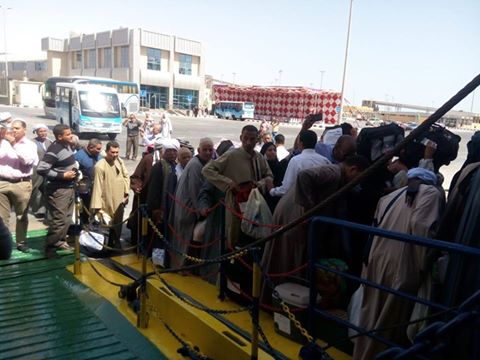 وصول و سفر4500 راكب بموانىء سفاجا و الغردقة ونويبع