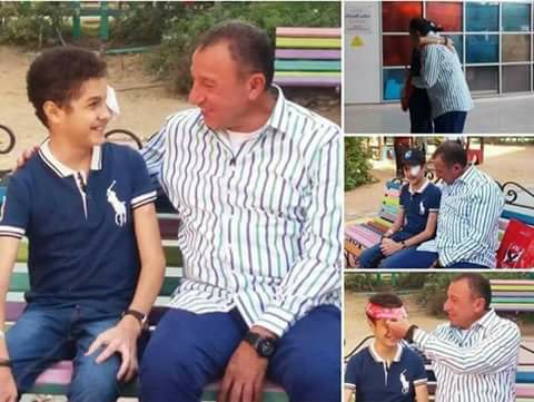«الخطيب» يشارك في جنازة الطفل بيجاد ضحية السرطان