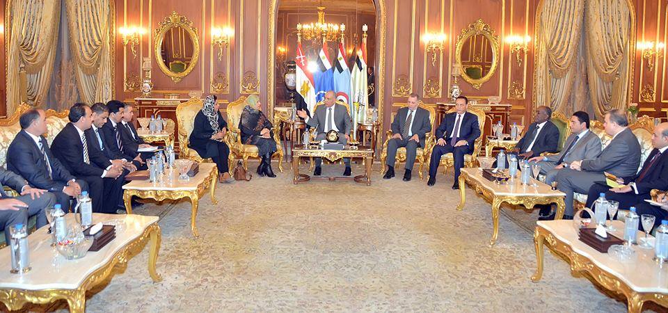 مواصلة اللجنة المصرية المعنية بليبيا جهودها للتوصل لتوافق سياسى بين كافة الأطراف الليبية 