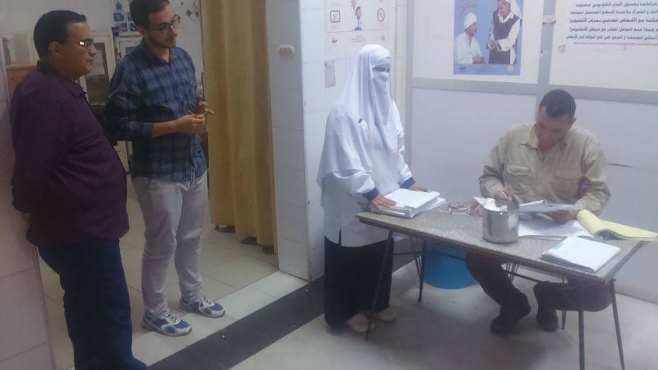 وكيل وزارة الصحة بدمياط دكتور رمضان الخطيب يفاجئ مركز طب أسرة ثاني بدمياط