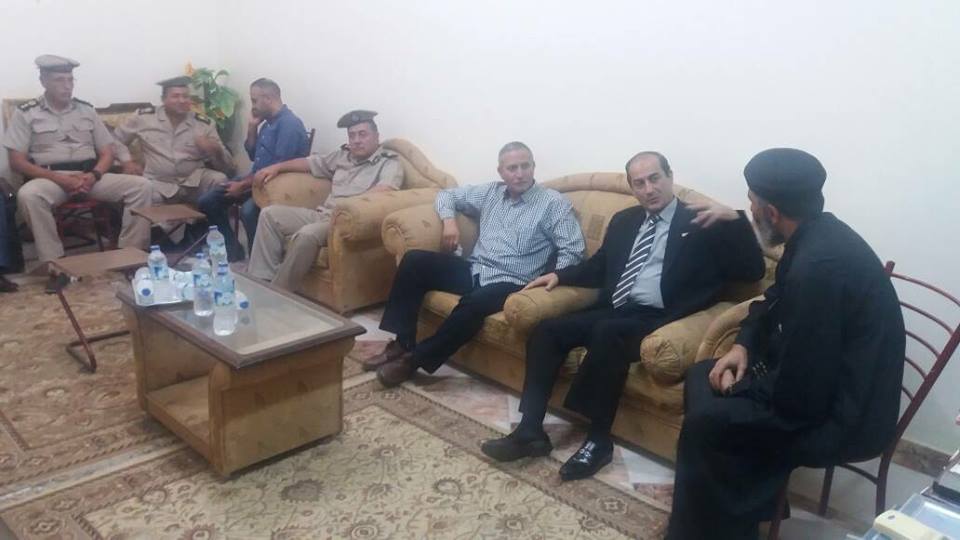 هشام لطفى ومقبل وتامين احتفالات دير القمص يس