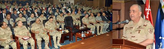 رئيس الأركان يلتقي أعضاء هيئة التدريس بكلية الطب للقوات المسلحة
