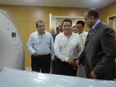 بالصور ..وزير الصحة ومحافظ مطروح يتفقدان مستشفى النجيلة المركزي