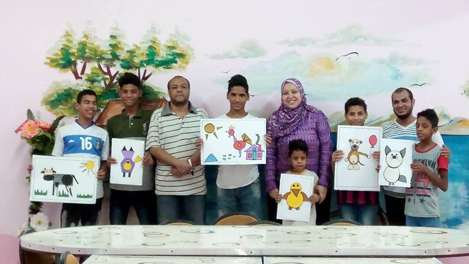 ختام فعاليات ورشة عمل فنون تشكيلية بقصر ثقافة طفل قنا