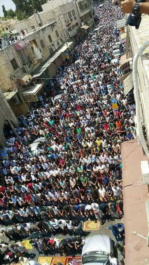 شاهد بشرى رسول الله للمدافعين عن المسجد الاقصى