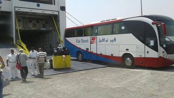 وصول و سفر 3875 راكب بموانىء البحر الاحمر.. و تداول 384 شاحنة