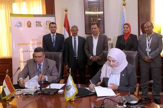 شبكات مياه نقية جنوب الأقصر برعاية البنك الأهلى ومصر الخير