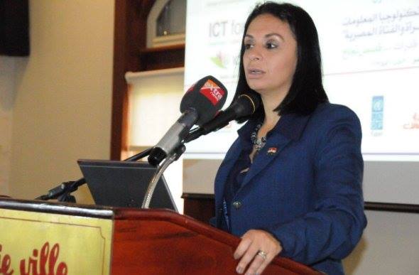 مايا مرسي تفتتح مشروع ”التمكين الاقتصادي والتوعية للمرأة الوافدة والمرأة المصرية