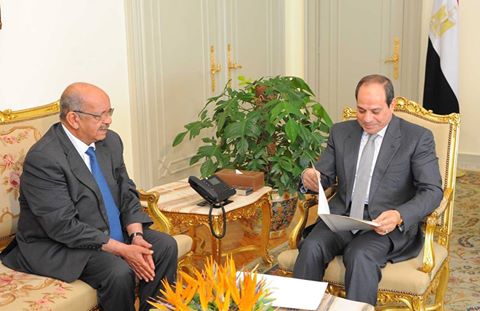 السيسي يستقبل وزير خارجية الجزائر