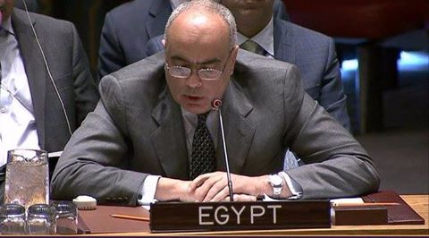 نص بيان مصر  امام مجلس الامن لاعتماد قرار منع حصول الارهابين على السلاح