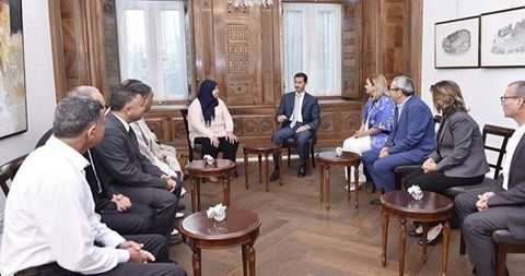 الرئيس السوري يشيد بكثافة الزيارات التونسية للأراضي السورية