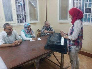 ورشة لتعليم فن الموسيقى بثقافة صدفا أسيوط