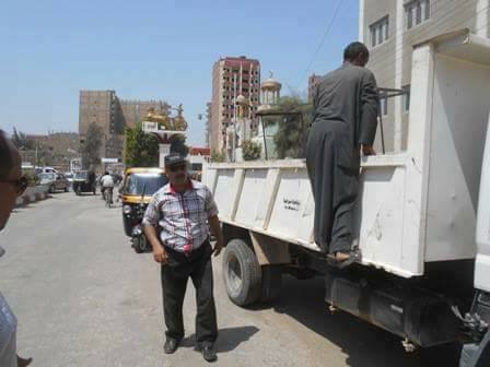 تحرير 130 محضر اشغالات متنوع في حملة مكبرة بالبلينا بسوهاج 