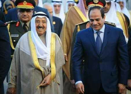 الرئيس السيسى يصدر قرارا بمعاملة أمير الكويت معاملة المصريين بخصوص بعض قطع الاراضى