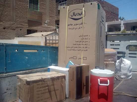 توزيع اجهزه وادوات طبيه للوحدات الصحيه بقري فرشوط قنا