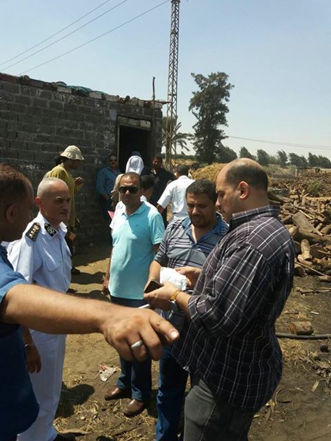البيئة تداهم مكامير الفحم بحملة تفتيش موسعة بمركز برقاش بمحافظة الجيزة