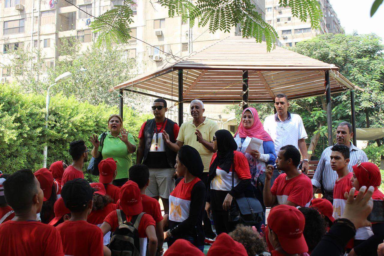 ”مبادرة أطفال مصر ” تقوم بحملة نظافة بالعجوزة والدقى