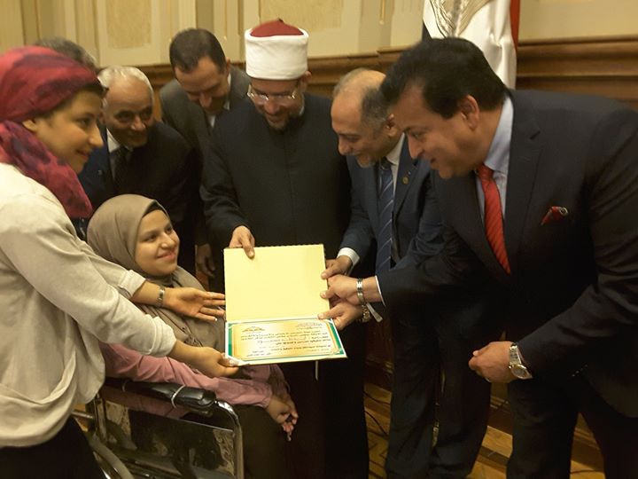 بالصور ..تفاصيل حفل تكريم متحدى الإعاقة بلجنة تضامن النواب بحضور وزيرى الأوقاف والتعليم العالى