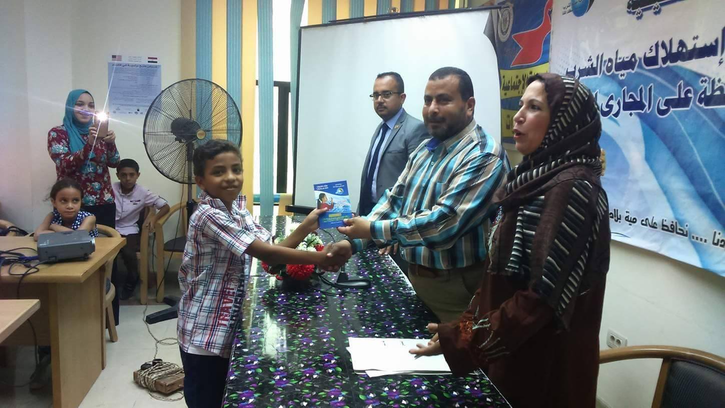 ” حملة ترشيد استهلاك المياه ” بإعلام السويس