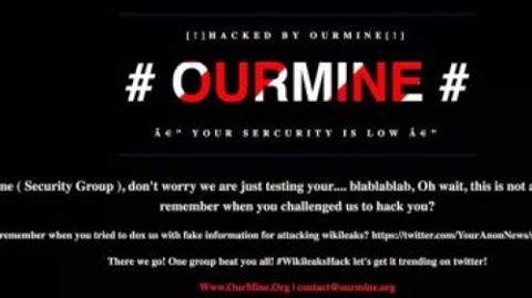 هاكرز OurMine يخترقون موقع ويكيليكس