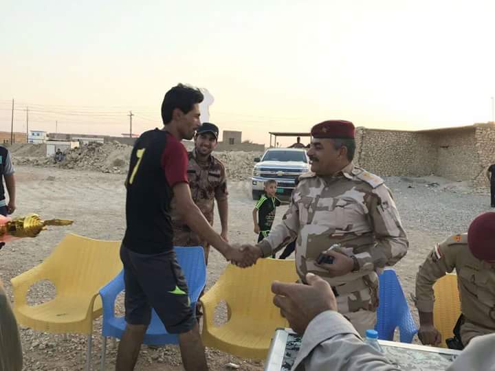 العراق .. قيادة فرقة المشاة السابعة تنظم بطولة بكرة القدم في ناحية البغدادي