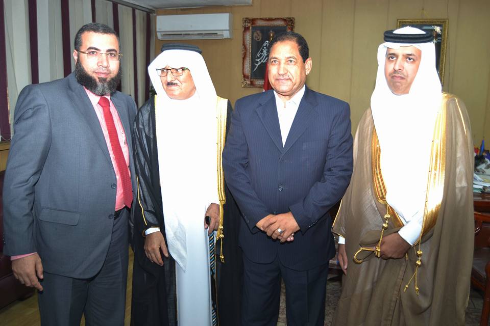 محافظ الغربية يستقبل وفد من كبار المشايخ ورجال الأعمال السعوديين بالمحافظة