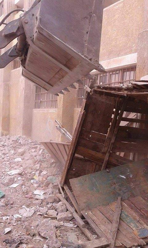 حملة لإزالة الأكشاك المخالفة بالقناطر الخيرية