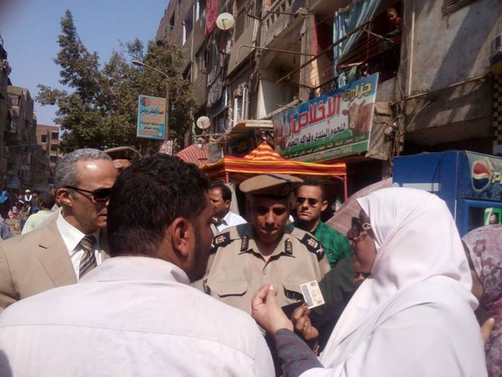 مدير أمن القليوبية يشارك في حملة إزالة الإشغالات بشبرا