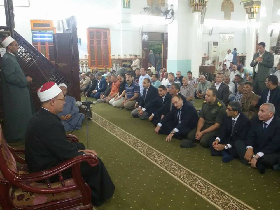 خلال احتفالية الأوقاف.. محافظ بني سويف يهنئ المواطنين بالعام الهجري الجديد