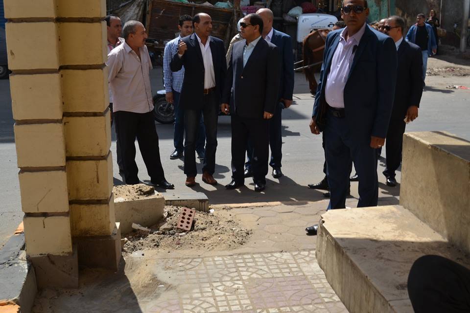 محافظ الغربية يتفقد الحركة المرورية بعد التعديلات بكوبرى القرشى