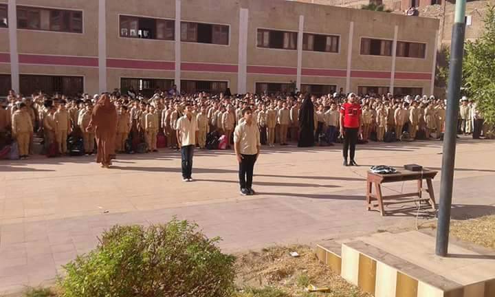 بالصور: مدير أمن كفر الشيخ يتفقد مجمع هدي شعراوي في أول يوم دراسي