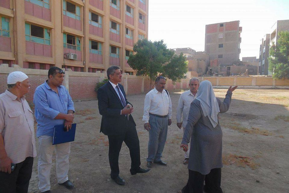 ابو عقيل وزياره ميدانية لبعض المدارس بطهطا