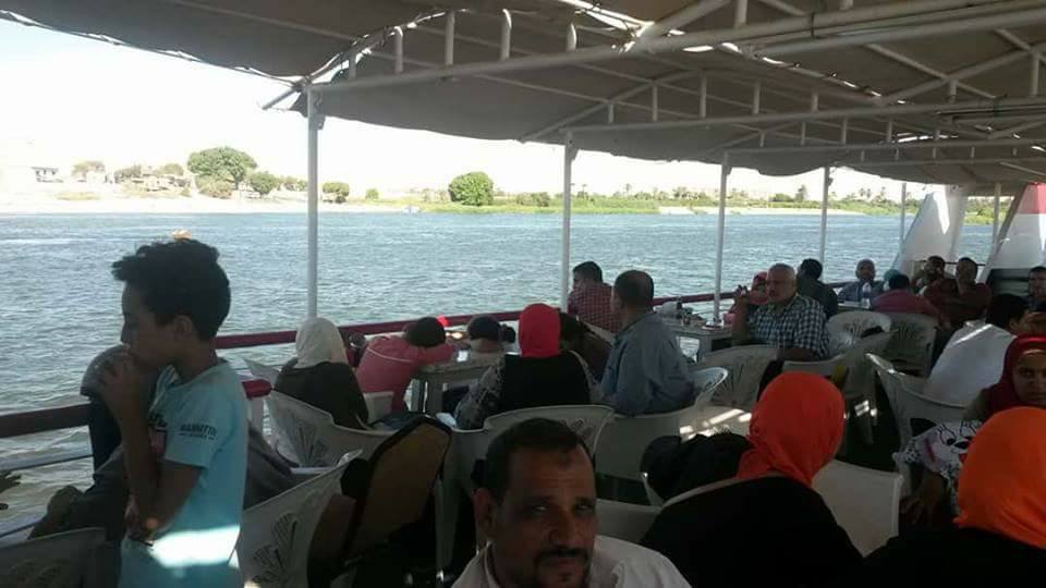 رحلة نيلية للعاملين بمحافظة المنيا ضمن خطة استثمار طاقات الشباب