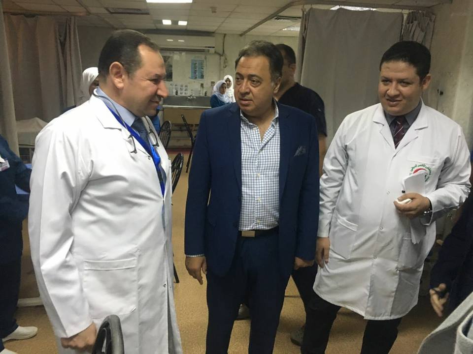 وزير الصحة يتفقد الخدمة الطبية وأعمال التطوير بمستشفى الأقصر الدولي