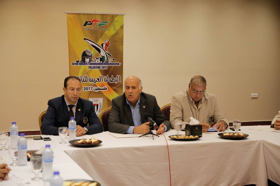 الاتحاد العربي للتايكواندو يعقد جلسته الرسمية الأولى في فلسطين