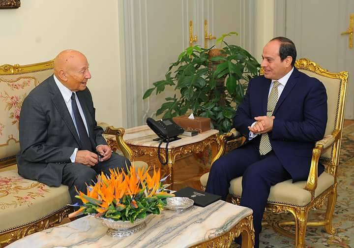 الرئيس السيسي يلتقي برئيس المجلس القومي لحقوق الإنسان