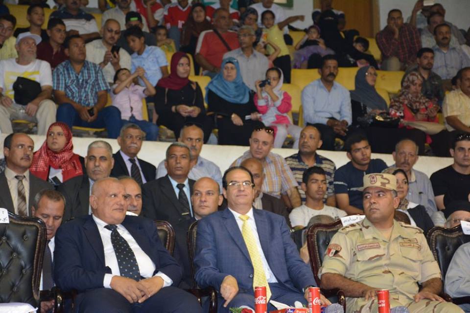 احتفالية ذكرى انتصارات أكتوبر المجيدة بالصالة المغطاة بإستاد المنصورة الرياضي