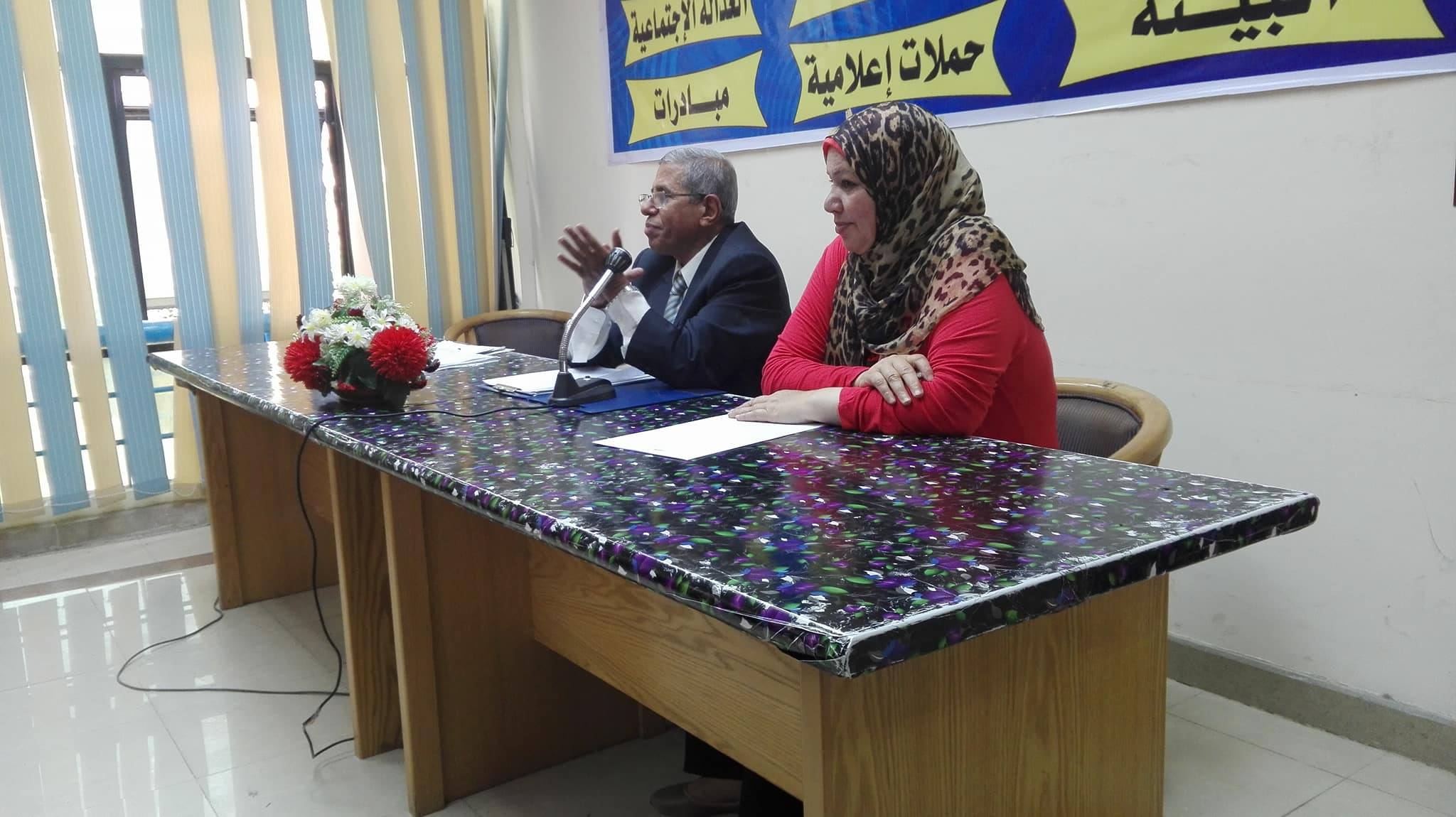 ” التحصينات الحديثة والمعالجة الكيماوية للحد من التلوث ” بإعلام السويس
