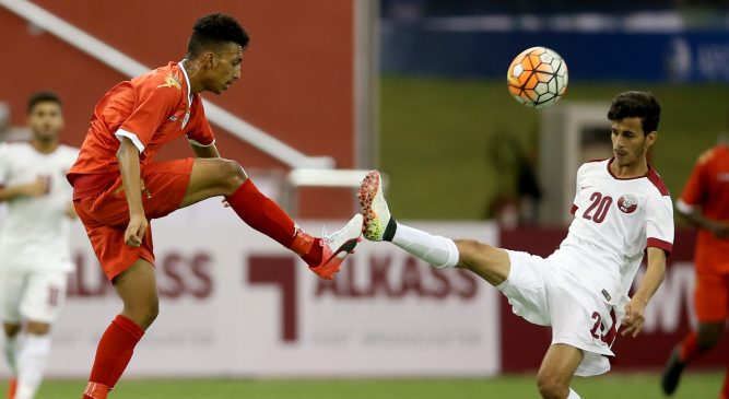 خسارة قطر امام كوراساو 1-2 وديا